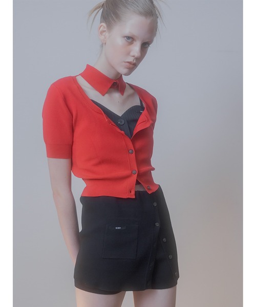 SORIN（ソリン ）の「Interlock Shirt Collar Half Sleeves Top