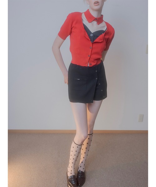 SORIN（ソリン ）の「Interlock Shirt Collar Half Sleeves Top