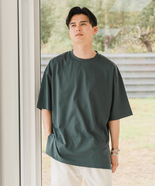 セール】ATON(エイトン) 別注 SUVIN60/2 SEMI ROUND-HEM Tシャツ