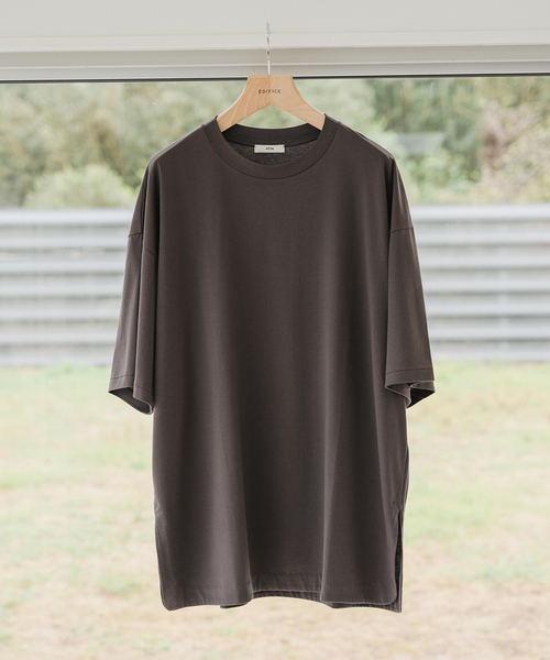 新品☆IENA 別注☆ATON/ 半袖Tシャツ☆黒② ATON tシャツ (エイトン) SUVIN 60/2 PERFECT S/S T-SHIRT