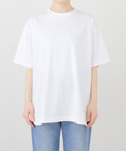 ATON(エイトン)の「ATON(エイトン) 別注 SUVIN60/2 SEMI ROUND-HEM Tシャツ(Tシャツ/カットソー・メンズ・チャコールグレー/ブラック/ホワイト/グリーン/ボルドー・2/4/6)」の20枚目の写真