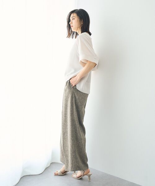 YECCA VECCA（イェッカヴェッカ）の「ドルマンブラウス（シャツ/ブラウス・レディース・ライトベージュ/サックスブルー/ネイビー・FREE）」の9枚目の写真