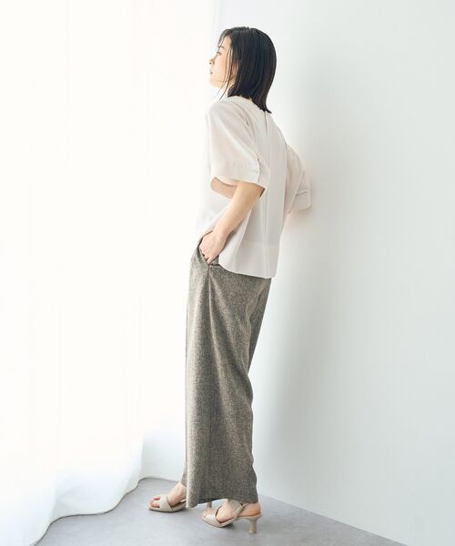 YECCA VECCA（イェッカヴェッカ）の「ドルマンブラウス（シャツ/ブラウス・レディース・ライトベージュ/サックスブルー/ネイビー・FREE）」の10枚目の写真