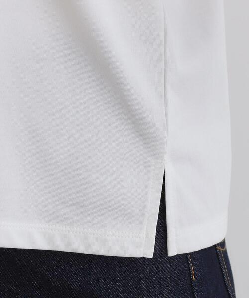 grove（グローブ）の「【接触冷感・UVカットetc】レース切替え袖ねじりプルオーバー（Tシャツ/カットソー・レディース・オフホワイト/スミクロ/ブルー・02/01/03/04/05）」の22枚目の写真