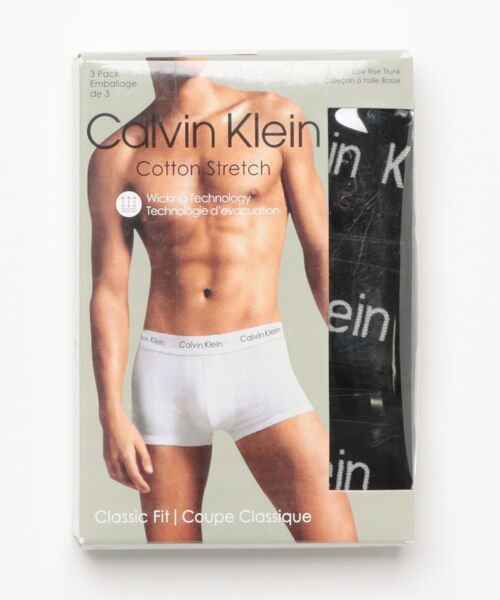 Calvin Klein（カルバン・クライン）の「【Calvin Klein】ボクサーパンツ 3枚セット NB4003（ボクサーパンツ・メンズ・ブラック・M/S/XL/L）」の2枚目の写真