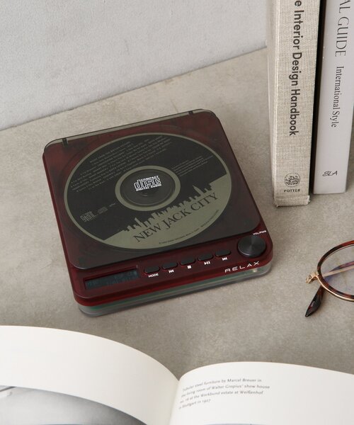 RELAX PIXEL TUNES Bluetooth対応CDプレーヤー。 レトロでスケルトンなCDプレーヤー「PIXEL TUNES」。Bluetooth