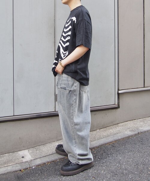 WHO'S WHO gallery(フーズフーギャラリー)の「【2サイズ/UNISEX】COOPER FACTボーンTEE(Tシャツ/カットソー・レディース・ホワイト/ブラック/ブラウン・LARGE/MEDIUM)」の9枚目の写真