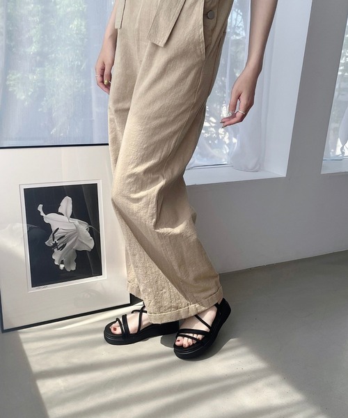 ORiental TRaffic（オリエンタルトラフィック）の「チューブストラップスポーツサンダル/55204（サンダル・レディース・ベージュ/モカ/ブラック・LL/S/M/L/3L/SS）」の12枚目の写真