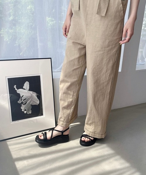 ORiental TRaffic（オリエンタルトラフィック）の「チューブストラップスポーツサンダル/55204（サンダル・レディース・ベージュ/モカ/ブラック・LL/S/M/L/3L/SS）」の13枚目の写真