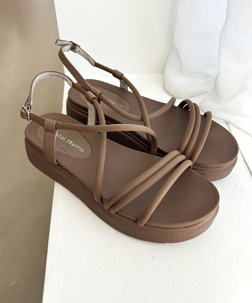 ORiental TRaffic（オリエンタルトラフィック）の「チューブストラップスポーツサンダル/55204（サンダル・レディース・ベージュ/モカ/ブラック・LL/S/M/L/3L/SS）」の21枚目の写真