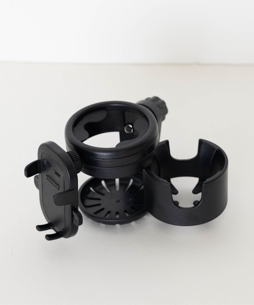 SweetMommy（スウィートマミー）の「ドリンクホルダー【ツーボトルタイプ】 [ベビーカー ペットカート]（ベビーカー/ベビーカー用品・レディース・ブラック・FREE）」の4枚目の写真