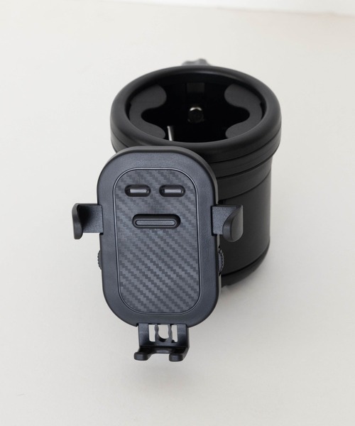 SweetMommy（スウィートマミー）の「ドリンクホルダー【ツーボトルタイプ】 [ベビーカー ペットカート]（ベビーカー/ベビーカー用品・レディース・ブラック・FREE）」の5枚目の写真