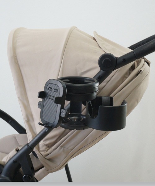 SweetMommy（スウィートマミー）の「ドリンクホルダー【ツーボトルタイプ】 [ベビーカー ペットカート]（ベビーカー/ベビーカー用品・レディース・ブラック・FREE）」の13枚目の写真