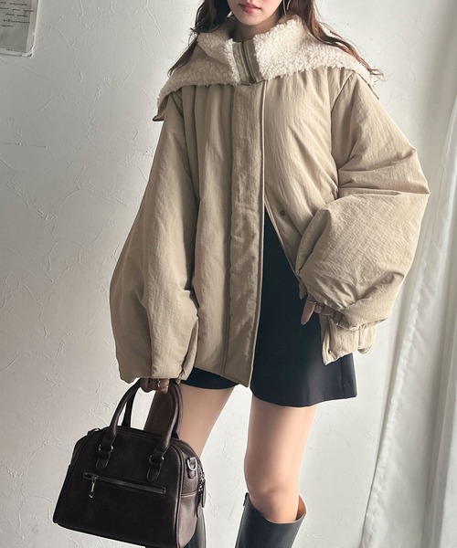 セール】《JaVaジャバコラボ》セーラー風カラーがあざとい。中綿