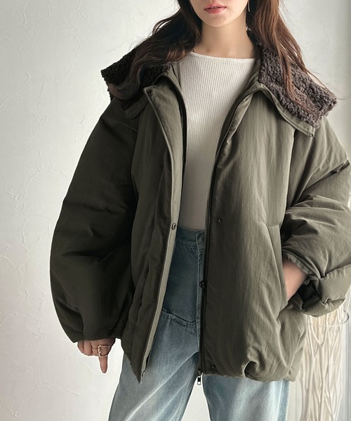 セール】《JaVaジャバコラボ》セーラー風カラーがあざとい。中綿