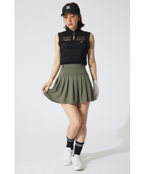 RIENDA GOLF(リエンダゴルフ)の「【RIENDA GOLF】プリーツフレアカットスカート(スカート・レディース・カーキ/ピンク/ダークグレー・MEDIUM/SMALL)」の14枚目の写真