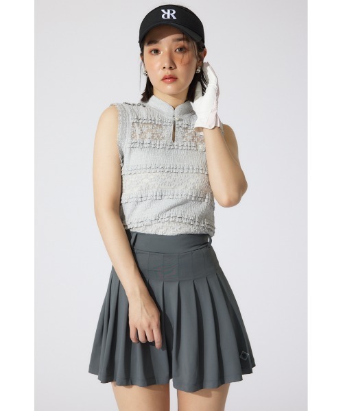 RIENDA GOLF(リエンダゴルフ)の「【RIENDA GOLF】プリーツフレアカットスカート(スカート・レディース・カーキ/ピンク/ダークグレー・MEDIUM/SMALL)」の6枚目の写真