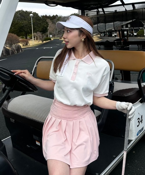 セール】【RIENDA GOLF】プリーツフレアカットスカート