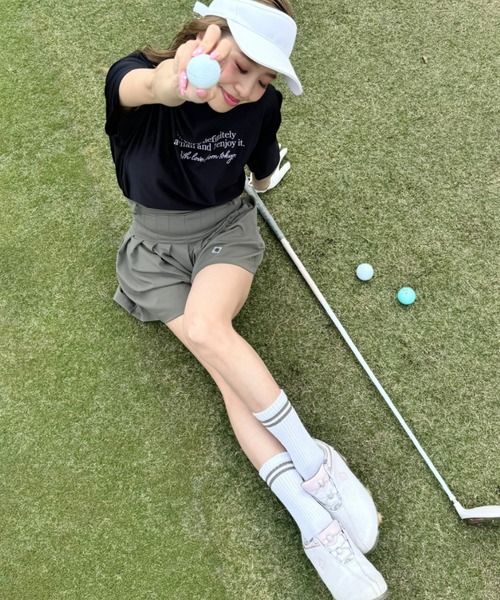 セール】【RIENDA GOLF】プリーツフレアカットスカート（スカート