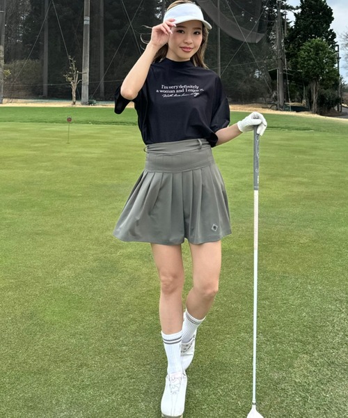 セール】【RIENDA GOLF】プリーツフレアカットスカート