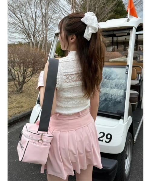 セール】【RIENDA GOLF】プリーツフレアカットスカート