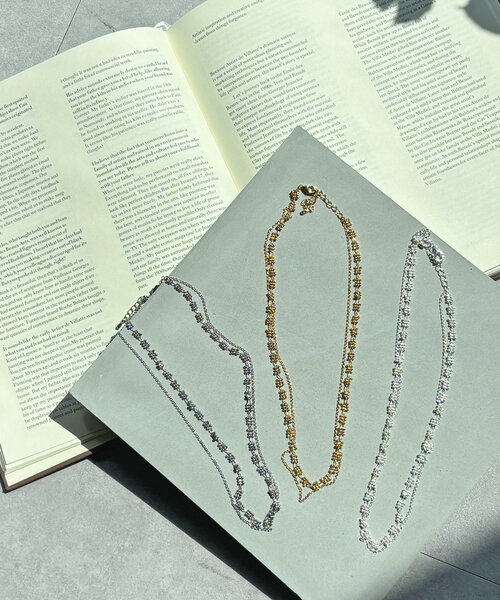 Thevon（ゼボン）の「【heilly/ヘイリー】コツブチェーンSETネックレス（ネックレス・レディース・シルバー/ゴールド/ライトグレー・FREE）」の4枚目の写真