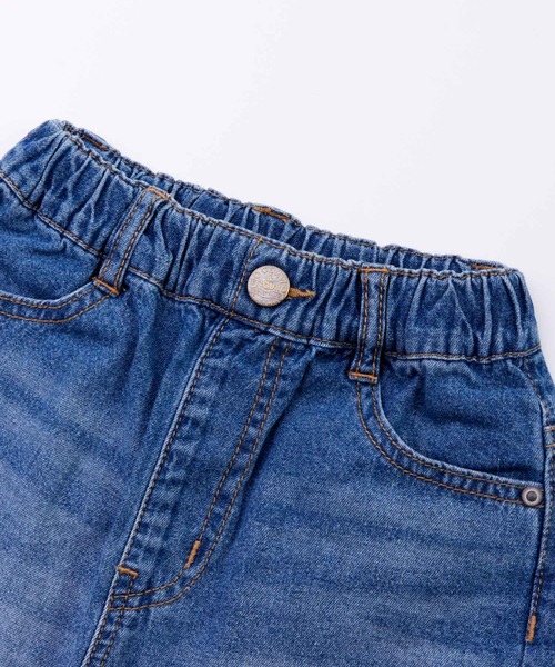 Ocean&Ground(オーシャン&グラウンド)の「ダメージデニムショーツ(デニムパンツ・キッズ・ダークインディゴブルー/ブラック・80/90/100/110/120/130/140)」の16枚目の写真