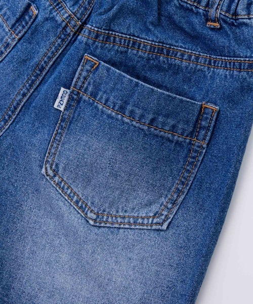 Ocean&Ground(オーシャン&グラウンド)の「ダメージデニムショーツ(デニムパンツ・キッズ・ダークインディゴブルー/ブラック・80/90/100/110/120/130/140)」の13枚目の写真