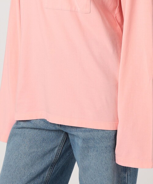 CAN PEP REY(キャンペプレイ)の「CAN PEP REY UNISEX T-SHIRT L/S コットン ロングスリーブTシャツ(Tシャツ/カットソー・レディース・ピンク・S)」の9枚目の写真