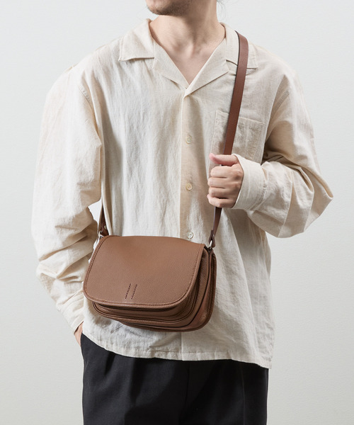 SLOW レザー　ショルダーバッグ Bono - Flap Width Shoulder Bag -｜SLOW – スロウ 公式ECサイト