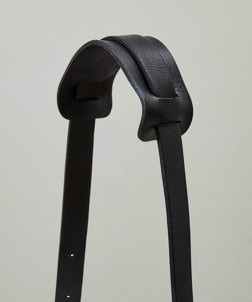 SLOW（スロウ）の「SLOW スロウ / shrink-mail bag- シュリンクレザーショルダーバッグ 牛革メールバッグ / 858S60R（ショルダーバッグ・メンズ・ブラック/チョコ/グレー・FREE）」の6枚目の写真