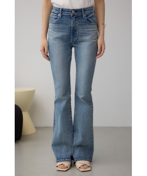 MOUSSY フレアデニムパンツ AZUL BY MOUSSY ジーンズ デニム デニムパンツ デザインフレア