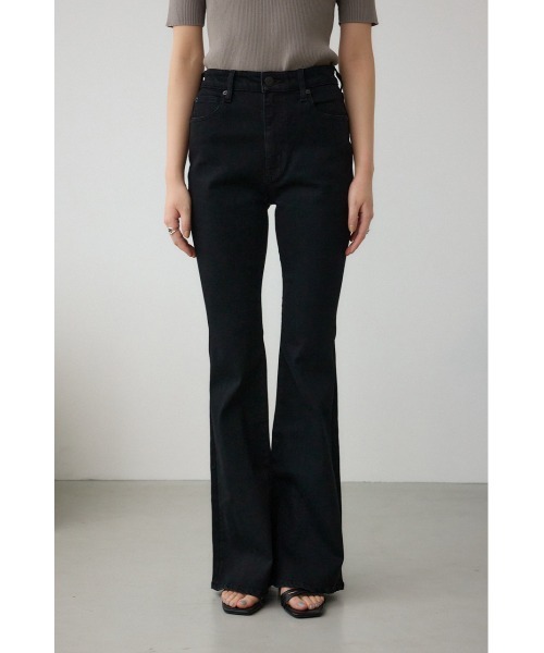 AZUL by moussy（アズールバイマウジー）の「AZUL DENIM フレアデニム（デニムパンツ・レディース・ライトブルー/ライトブラック/ブルー/ブラック/ワンウォッシュ・X-SMALL/SMALL/MEDIUM/LARGE）」の8枚目の写真