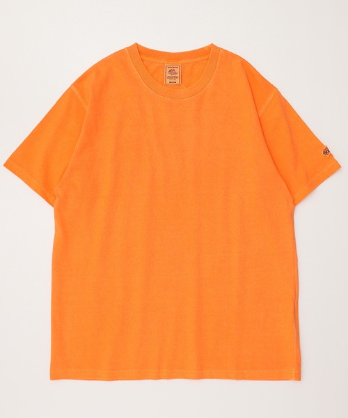 JEMORGAN(ジェーイーモーガン)の「【JEMORGAN / ジェーイーモーガン】ピグメントクルーネック半袖Tシャツ/オーバーダイ加工/ユニセックス(Tシャツ/カットソー・メンズ・ブラック/サックスブルー/オフホワイト/グリーン/パープル/オレンジ/オリーブ/イエロー/ダークブルー/レッド/ブラウン・M/L/XL/S)」の22枚目の写真