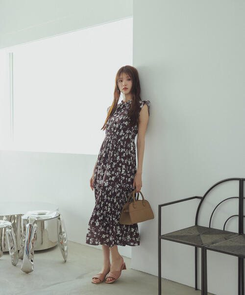 NEW YORK BOTANICAL GARDEN ガウンワンピースLBLU-F 優待価格[Priority]切替コクーンワンピース | KOBUNSHA SELECT