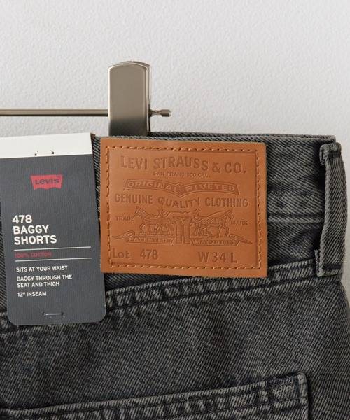 Levi's(リーバイス)の「LEVI'S/リーバイス 478 BAGGY SHORTS デニムパンツ メンズ 秋物 秋服 2026年秋冬(デニムパンツ・メンズ・ブラック/ブルー・30/32/34)」の10枚目の写真
