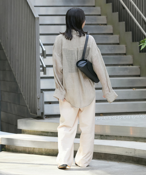 ジャーナルスタンダード　ウォッシャブルコットンリネンVISストレートパンツ 追加5》ウォッシャブルコットンリネンVIS ストレートパンツ