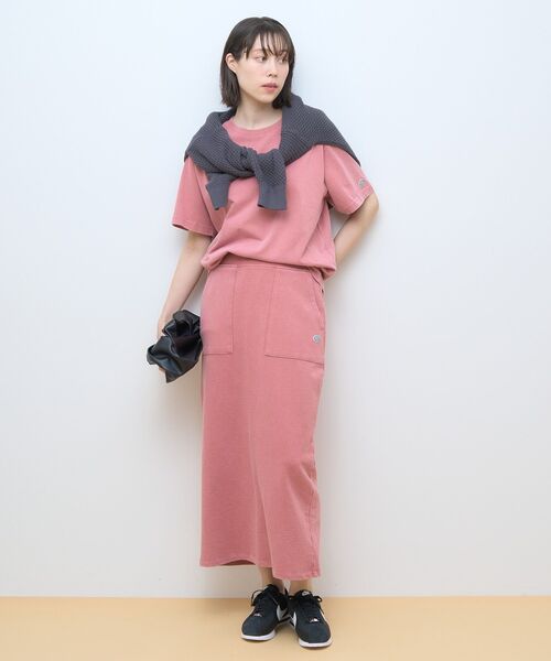 DISCUS（ディスカス）の「Discus 加工裏毛ナロースカート（スカート・レディース・アイボリー/その他6/チャコールグレー/ブルー/ピンク・L/M）」の20枚目の写真