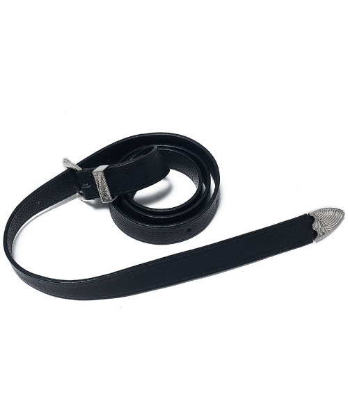 EFFECTEN（エフェクテン）の「mko12914- UTILITY sword Leather Belt ベルト（ベルト・メンズ・ブラック・FREE）」の2枚目の写真
