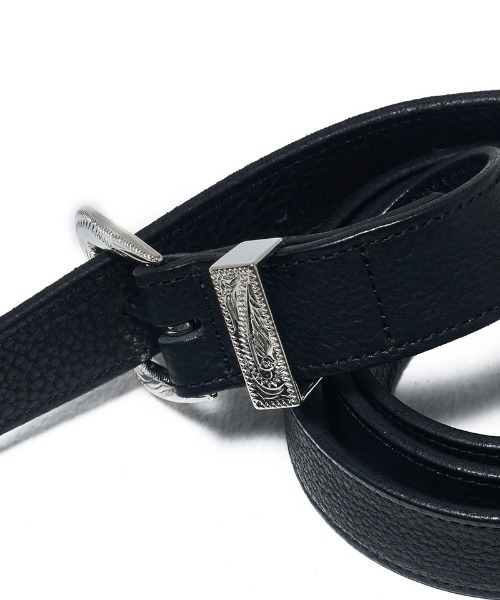 EFFECTEN(エフェクテン)の「mko12914- UTILITY sword Leather Belt ベルト(ベルト・メンズ・ブラック・FREE)」の4枚目の写真