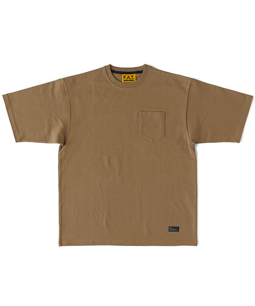 FAT（エフエイティー）の「POCKETee（Tシャツ/カットソー・メンズ・ブラック/オリーブ/ホワイト/ベージュ・JUMBO(XXL)/FAT(XL)/SKINNY(L)/TITCH(M)）」の3枚目の写真