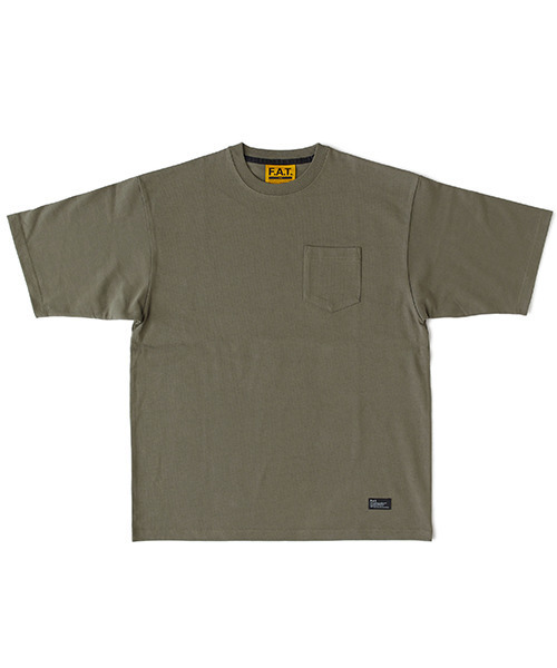 FAT（エフエイティー）の「POCKETee（Tシャツ/カットソー・メンズ・ブラック/オリーブ/ホワイト/ベージュ・JUMBO(XXL)/FAT(XL)/SKINNY(L)/TITCH(M)）」の4枚目の写真