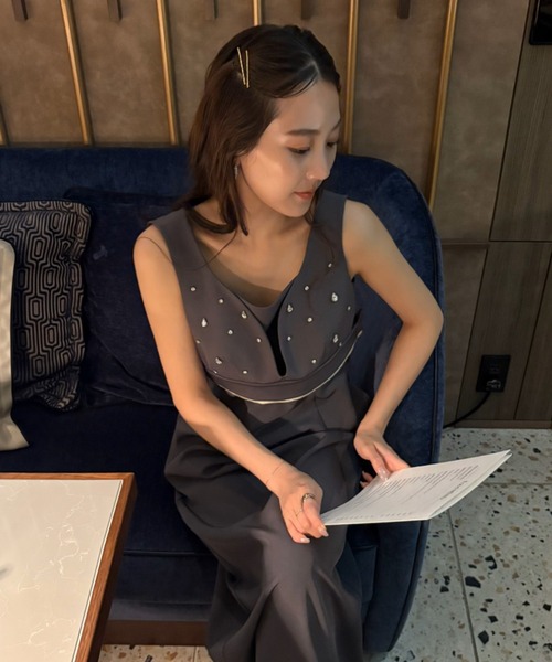 andresd シズクジビュードレス　オケージョンドレス シズクビジュービスチェドレス / shizuku bijou bustier dress
