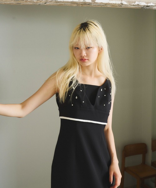 シズクビジュービスチェドレス / shizuku bijou bustier dress