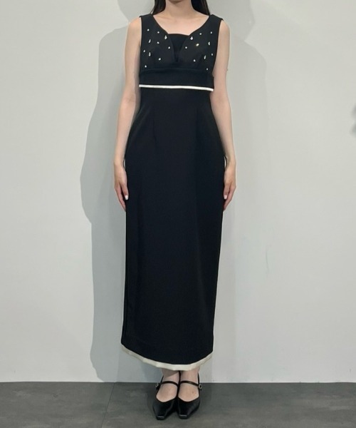 シズクビジュービスチェドレス / shizuku bijou bustier dress