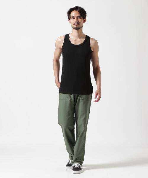 AVIREX（アヴィレックス）の「RANDOM RIB TANK TOP / ランダムリブ タンクトップ / AVIREX / アヴィレックス（タンクトップ・メンズ・ホワイト/ブラック/オリーブ系・M/L/XL）」の19枚目の写真