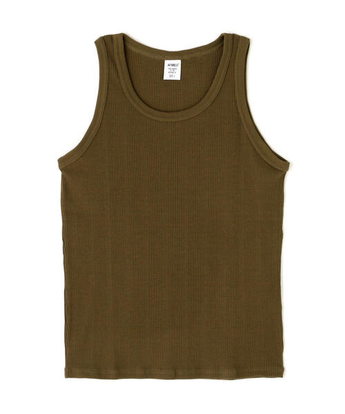 AVIREX（アヴィレックス）の「RANDOM RIB TANK TOP / ランダムリブ タンクトップ / AVIREX / アヴィレックス（タンクトップ・メンズ・ホワイト/ブラック/オリーブ系・M/L/XL）」の15枚目の写真