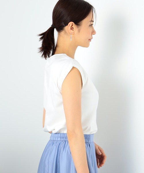 GALLORIA(ギャローリア)の「【キレメクシリーズ】衿ラメプルオーバー(Tシャツ/カットソー・レディース・ブラック/ロイヤルブルー/オフホワイト・LL/S/M/L)」の9枚目の写真