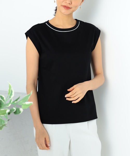 GALLORIA(ギャローリア)の「【キレメクシリーズ】衿ラメプルオーバー(Tシャツ/カットソー・レディース・ブラック/ロイヤルブルー/オフホワイト・LL/S/M/L)」の12枚目の写真
