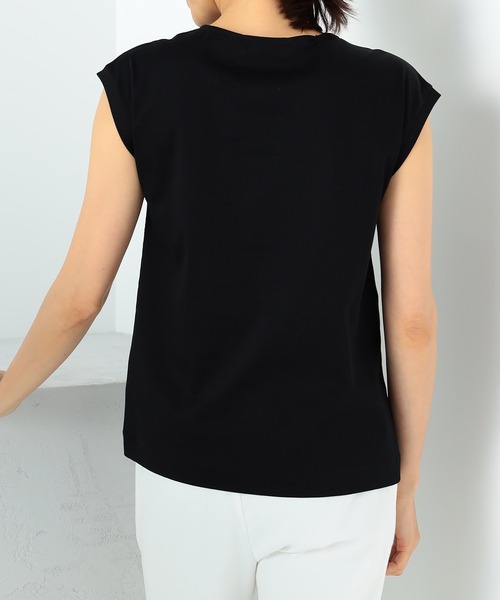 GALLORIA(ギャローリア)の「【キレメクシリーズ】衿ラメプルオーバー(Tシャツ/カットソー・レディース・ブラック/ロイヤルブルー/オフホワイト・LL/S/M/L)」の13枚目の写真